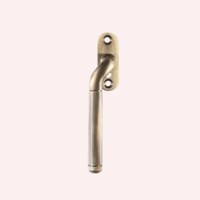 Premium Brass Espag Window Handles for uPVC Aluminium Casement Windows, Inline Square Spindle Multi-Point Locking Handles with Secure Key Locking Option